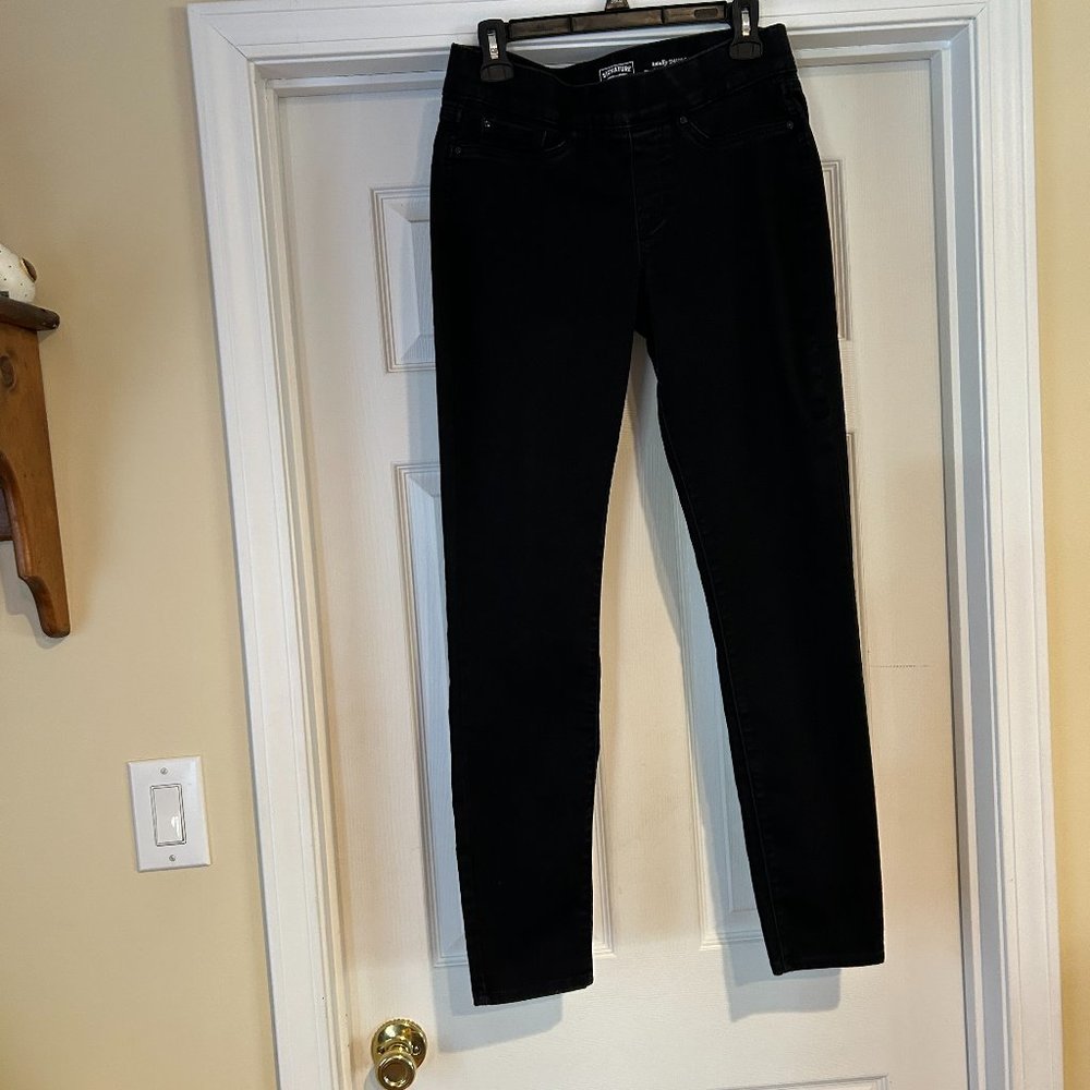 Levi Pull-On Skinny Womens 30 x 29.5 Black Jeans